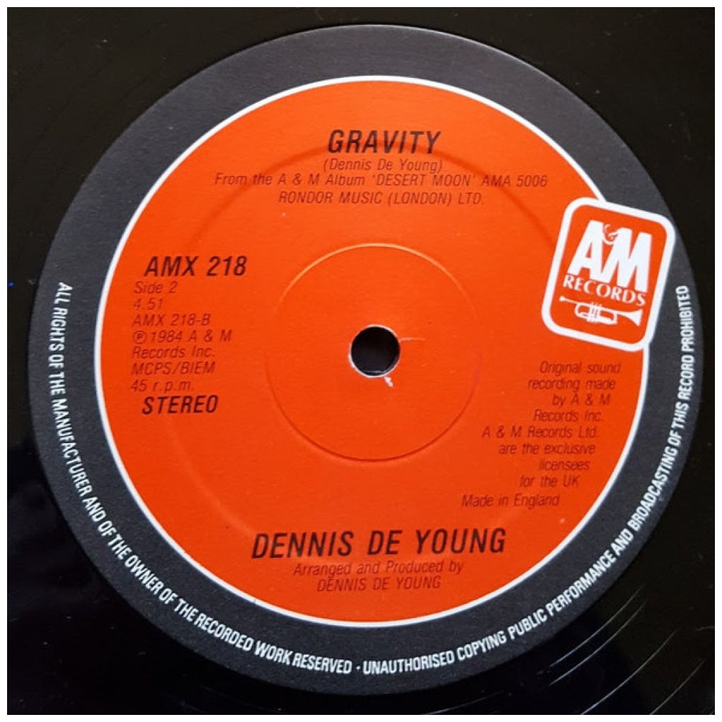 DENNIS DE YOUNG - DESERT MOON (VDE-NUEVO/SELLADO) | 12" MAXI SINGLE VINILO USADO
