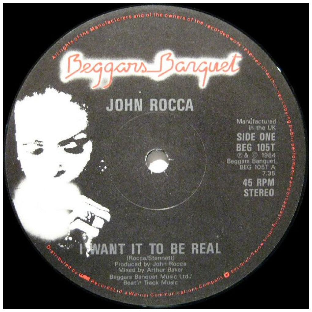 JOHN ROCCA - I WANT IT TO BE REAL | 12" MAXI SINGLE VINILO USADO