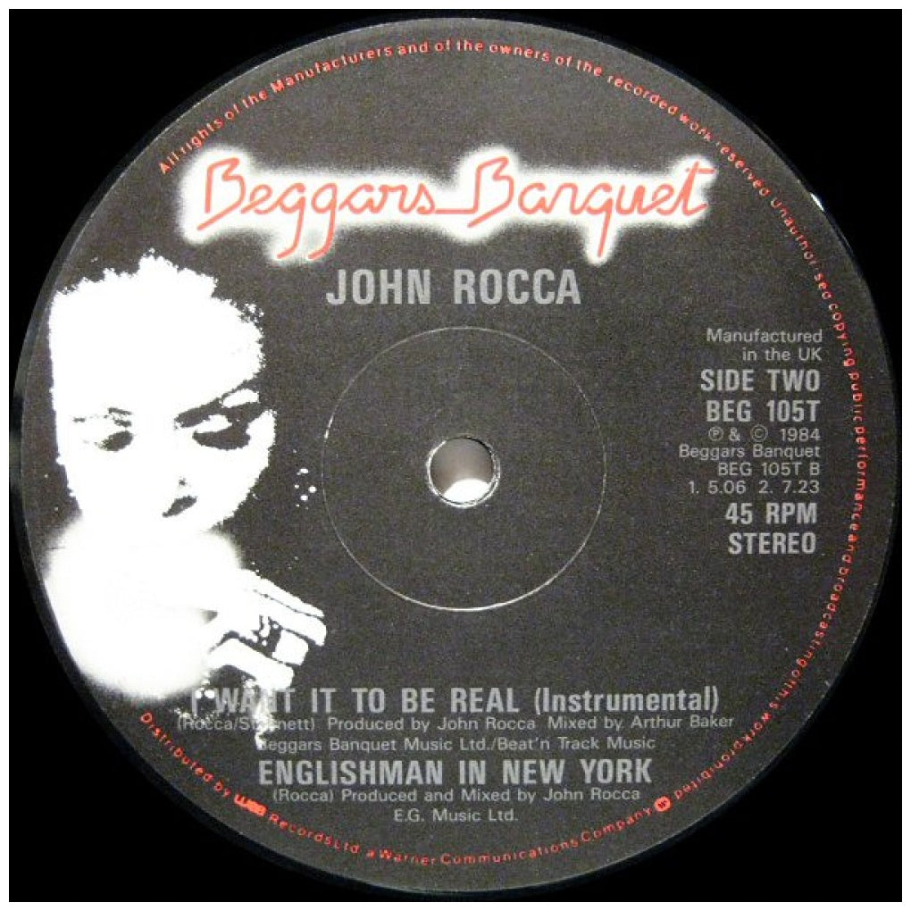 JOHN ROCCA - I WANT IT TO BE REAL | 12" MAXI SINGLE VINILO USADO