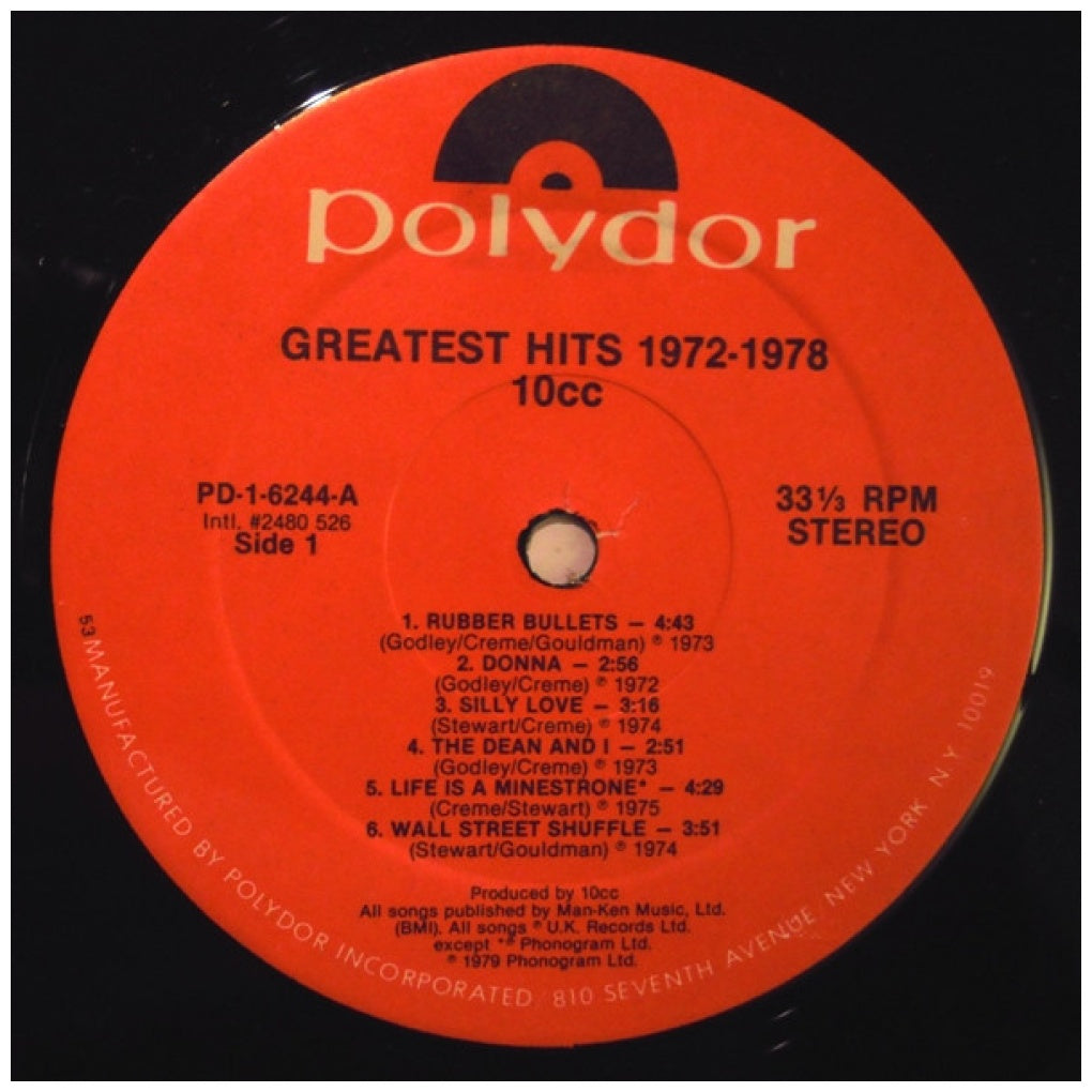 10CC - GREATEST HITS 1972-1978 | VINILO USADO