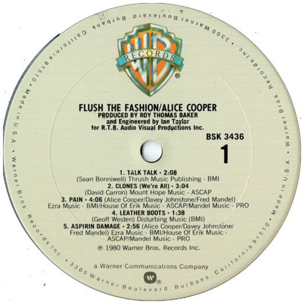 ALICE COOPER - FLUSH THE FASHION | VINILO USADO