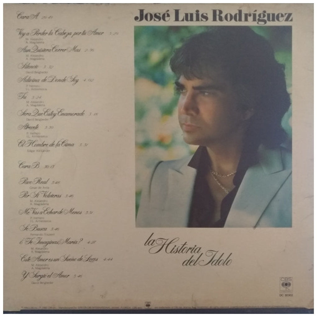 JOSE LUIS RODRIGUEZ - LA HISTORIA DE UN IDOLO | VINILO USADO
