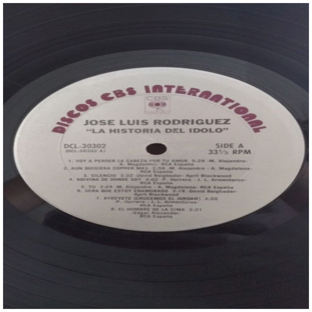 JOSE LUIS RODRIGUEZ - LA HISTORIA DE UN IDOLO | VINILO USADO