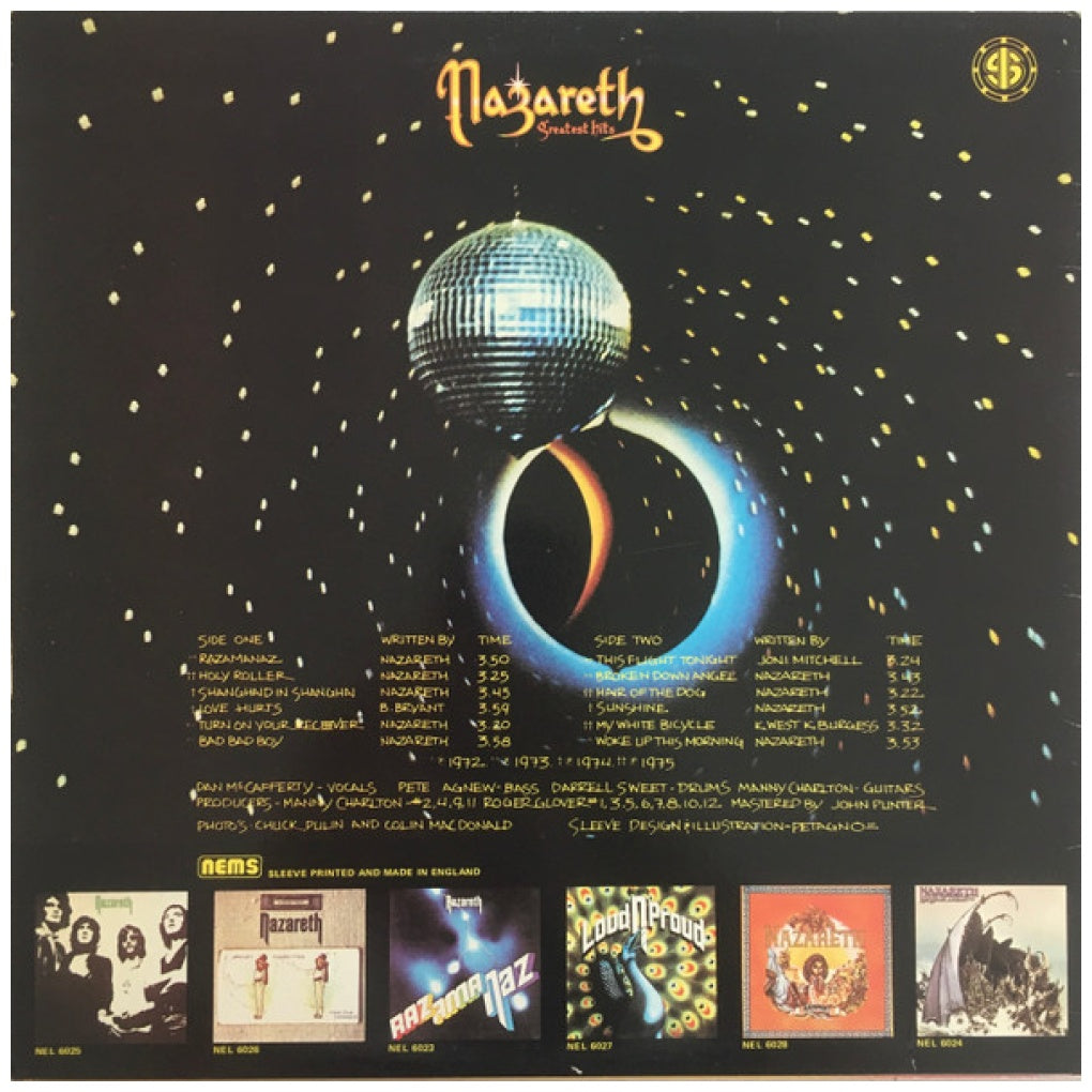 NAZARETH - GREATEST HITS (VDE-NUEVO/SELLADO) | VINILO USADO