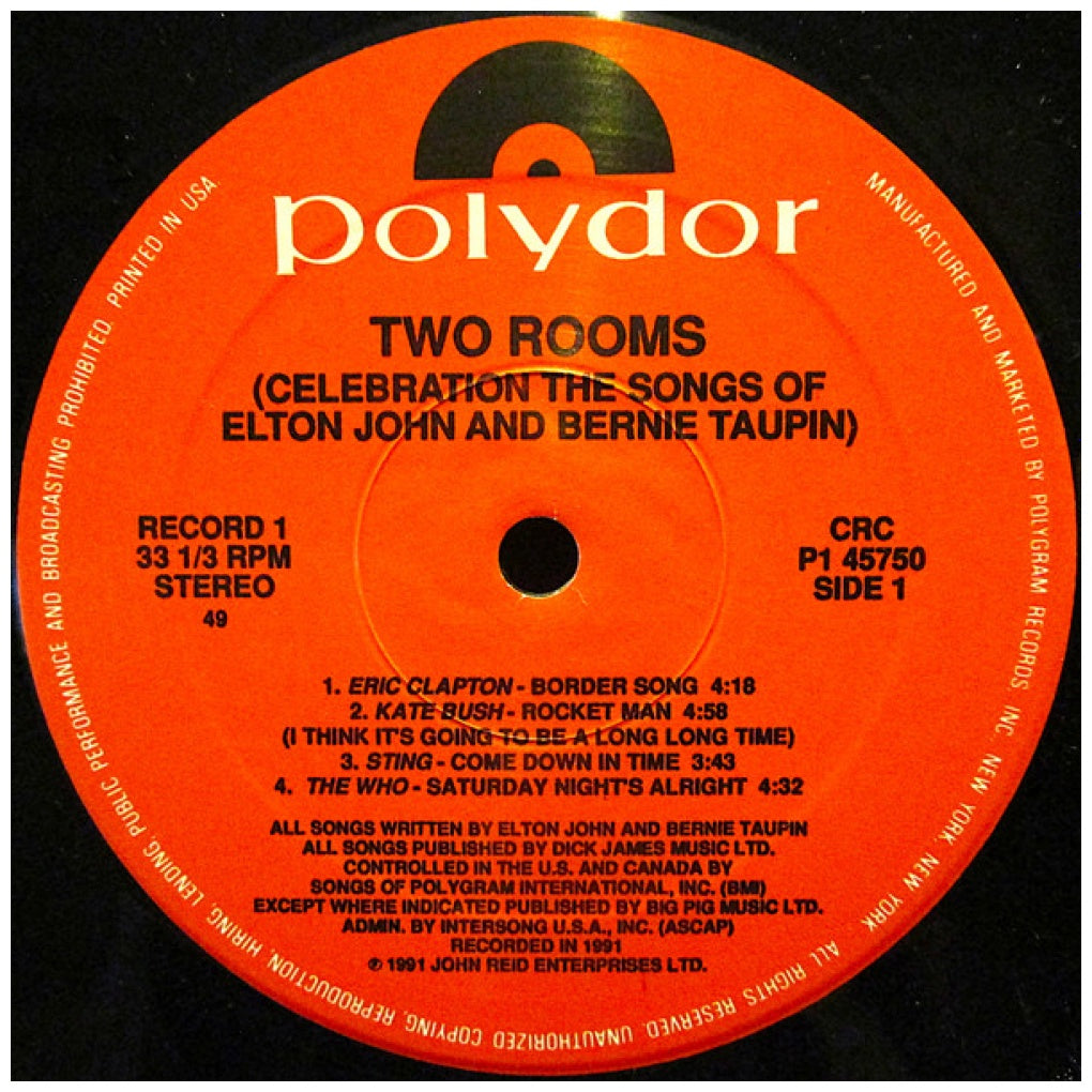 TWO ROOMS - CELEBRATING THE SONGS OF ELTON JOHN & BERNIE TAUPIN (2LP) | VINILO USADO