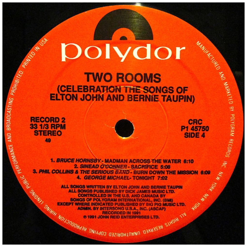 TWO ROOMS - CELEBRATING THE SONGS OF ELTON JOHN & BERNIE TAUPIN (2LP) | VINILO USADO