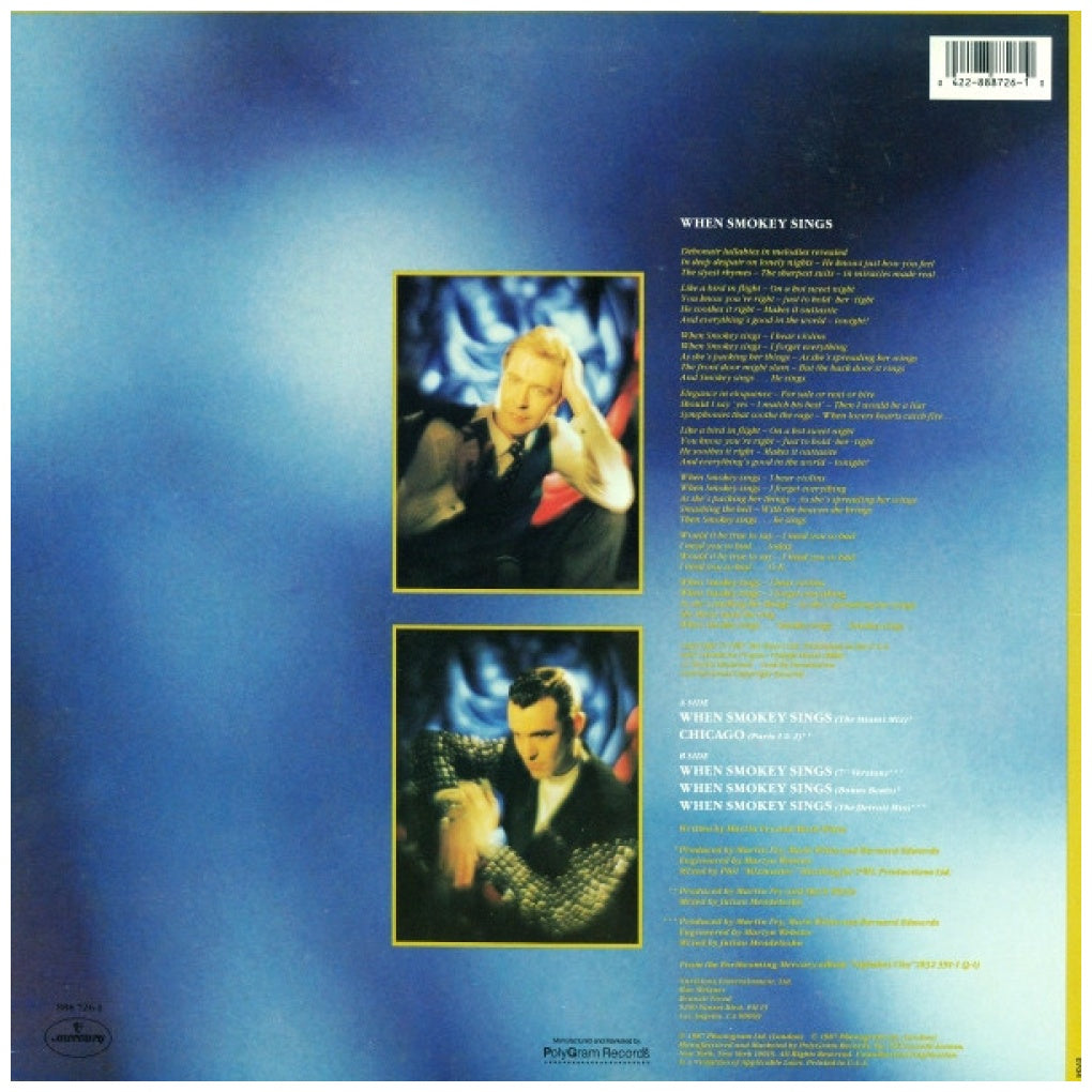 ABC - WHEN SMOKING SINGS | 12" MAXI SINGLE VINILO USADO