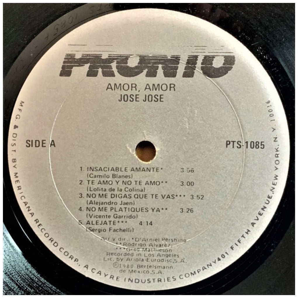 JOSE JOSE - AMOR AMOR | VINILO USADO