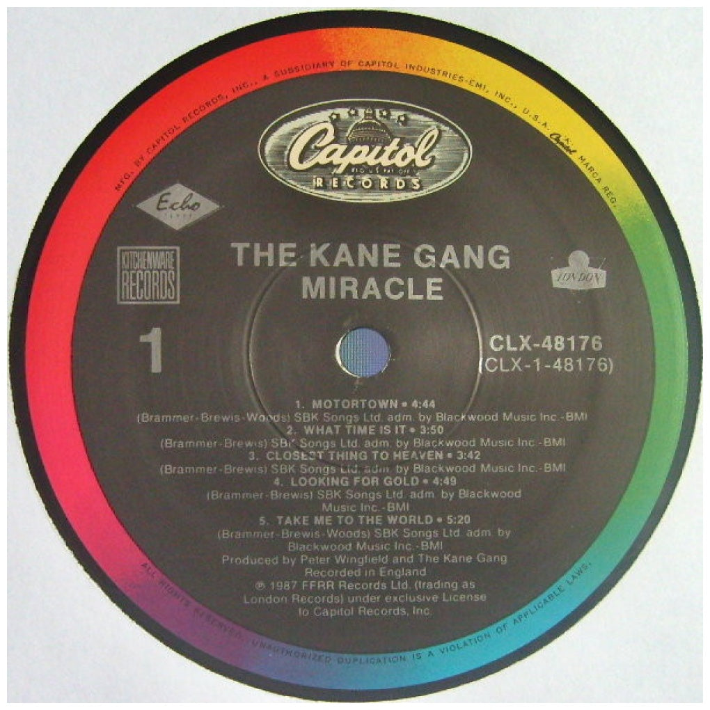 THE KANE GANG - MIRACLE | VINILO USADO