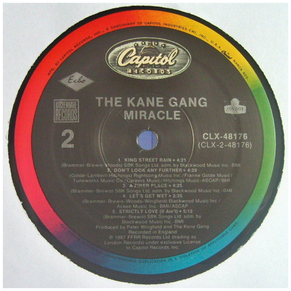 THE KANE GANG - MIRACLE | VINILO USADO