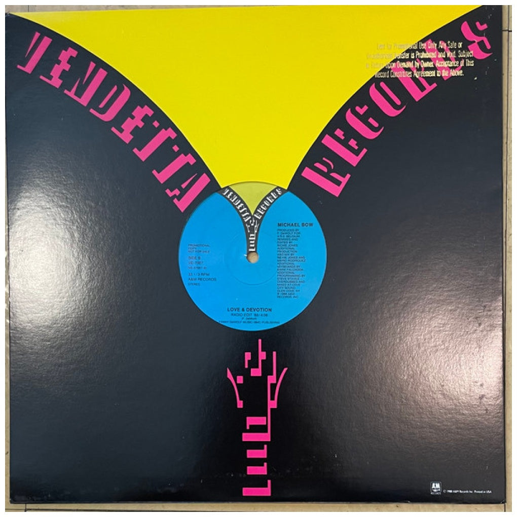 MICHAEL BOW - LOVE & DEVOTION (The '88 Remix) | 12" MAXI SINGLE USADO