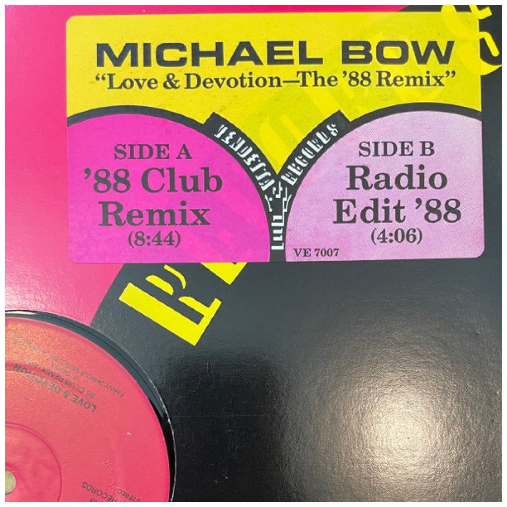 MICHAEL BOW - LOVE & DEVOTION (The '88 Remix) | 12" MAXI SINGLE USADO