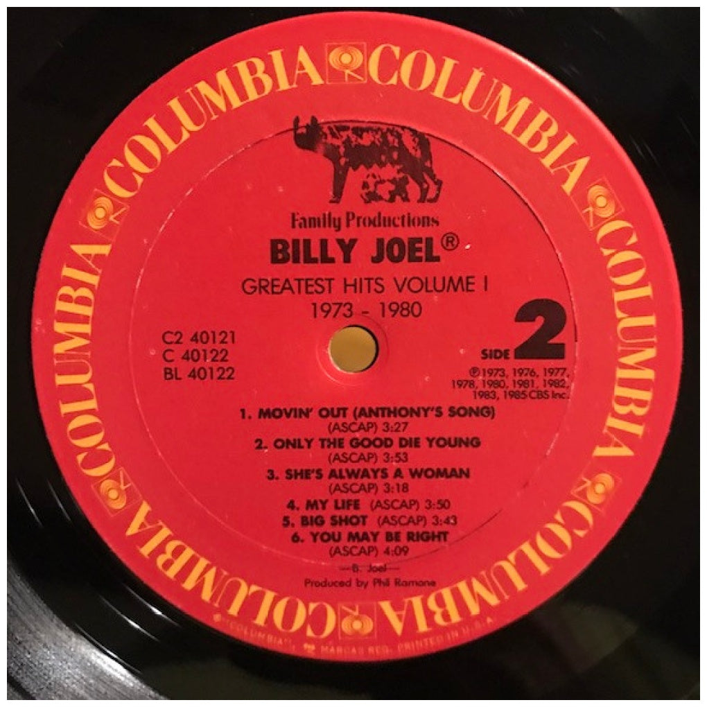 BILLY JOEL - GREATEST HITS - VOL.1 & VOL.2 (2LP) | VINILO USADO