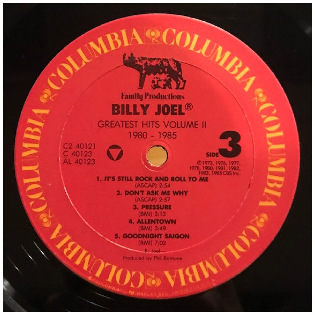 BILLY JOEL - GREATEST HITS - VOL.1 & VOL.2 (2LP) | VINILO USADO