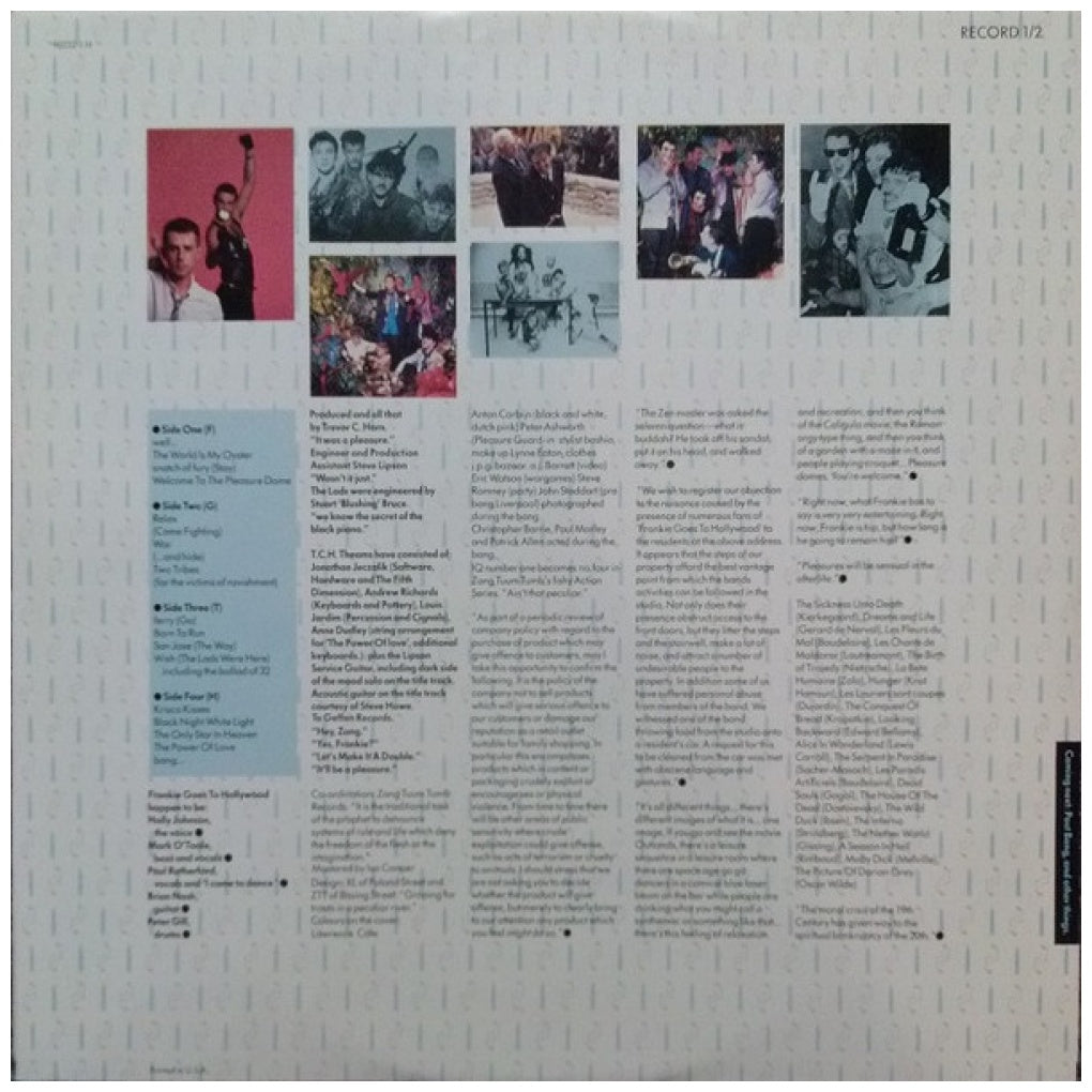 FRANKIE GOES TO HOLLYWOOD - WELCOME TO THE PLEASUREDOME (2LP) | VINILO USADO