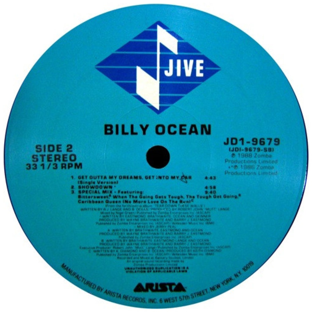 BILLY OCEAN - GET OUTTA MY DREAMS | 12" MAXI SINGLE USADO