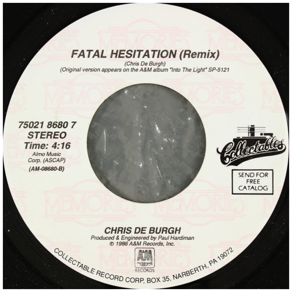 CHRIS DE BURGH - THE LADY IN RED | 7" SINGLE USADO