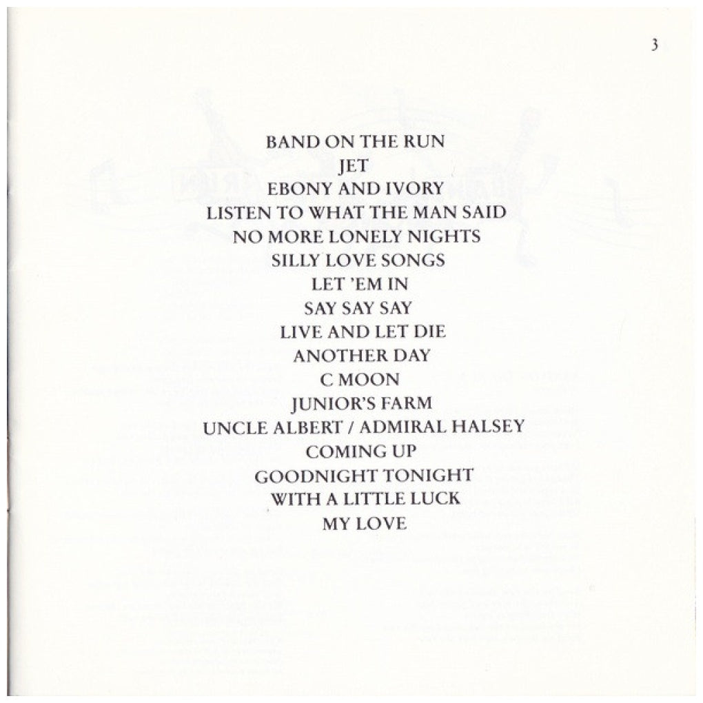 PAUL McCARTNEY - ALL THE BEST | CD USADO