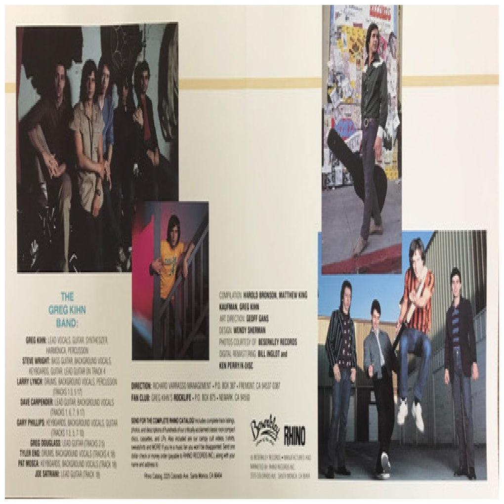GREG KIHN BAND - KIHNSOLIDATION: THE BEST | CD USADO