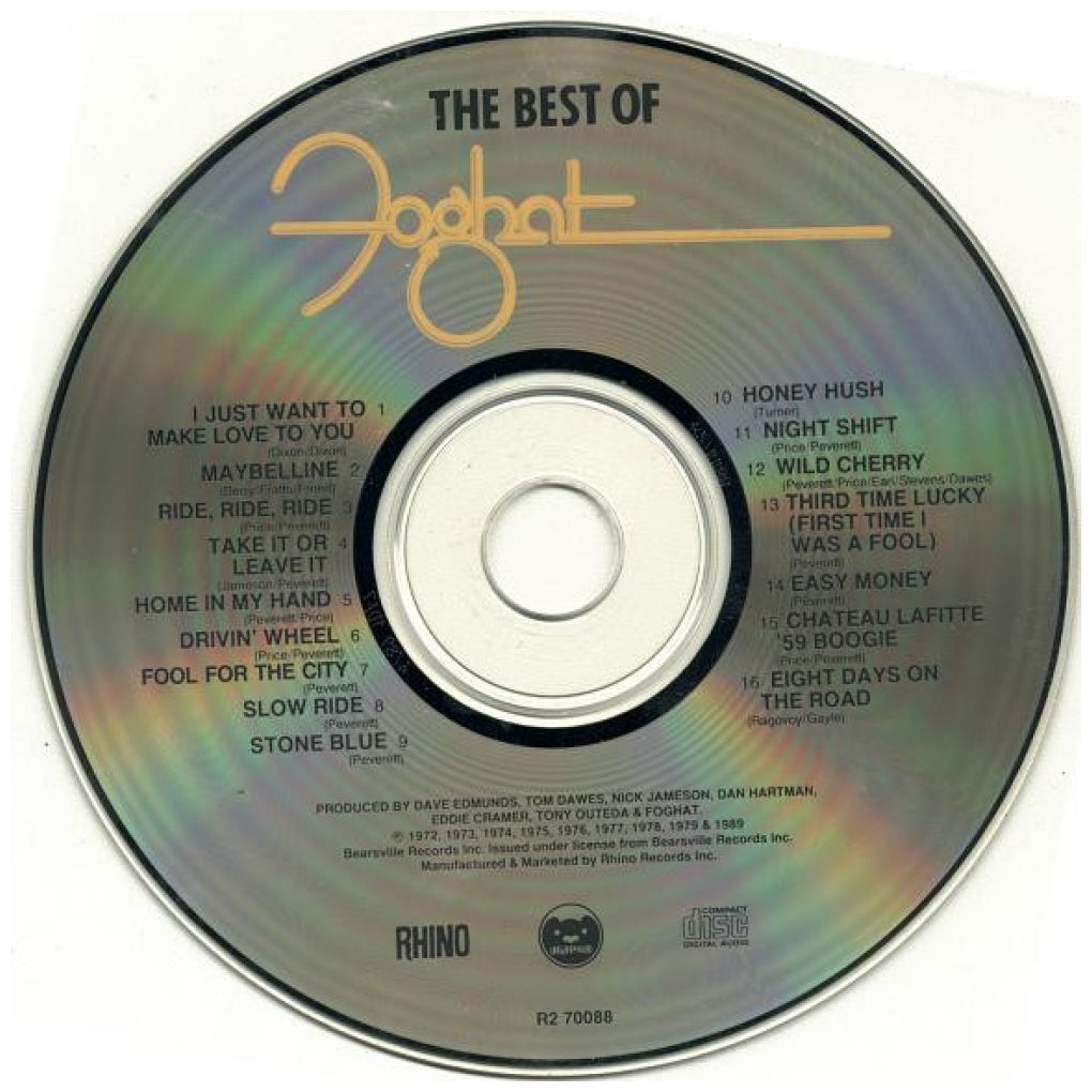 FOGHAT - THE BEST | CD USADO