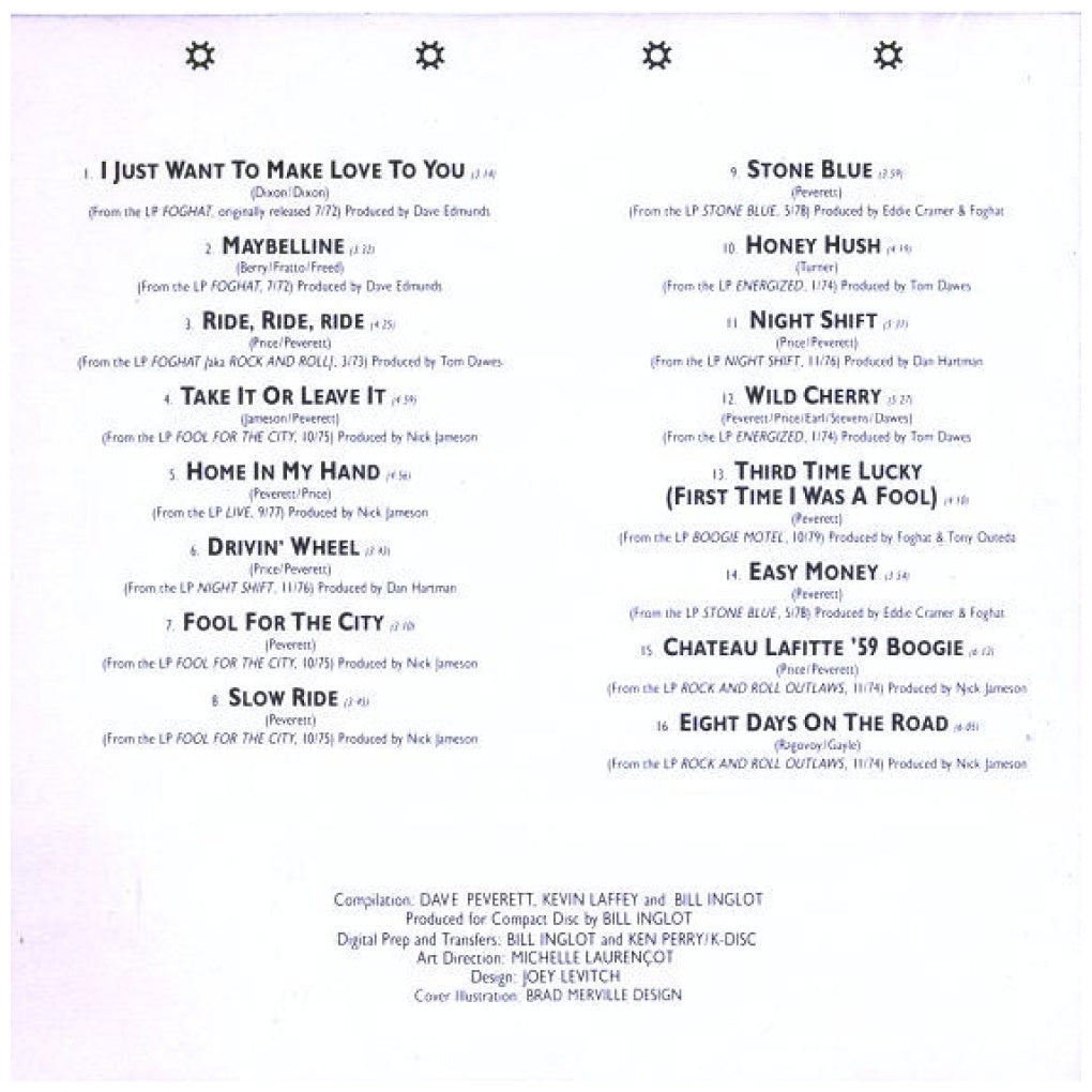 FOGHAT - THE BEST | CD USADO