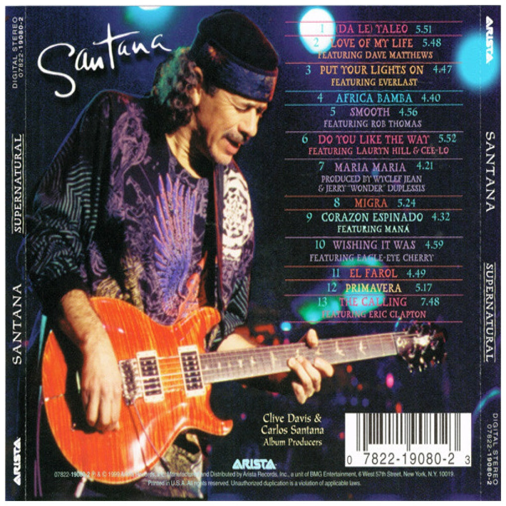 SANTANA - SUPERNATURAL | CD USADO