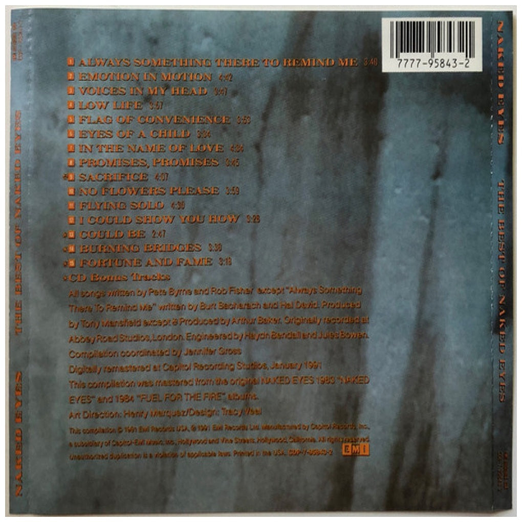 NAKED EYES - THE BEST | CD USADO