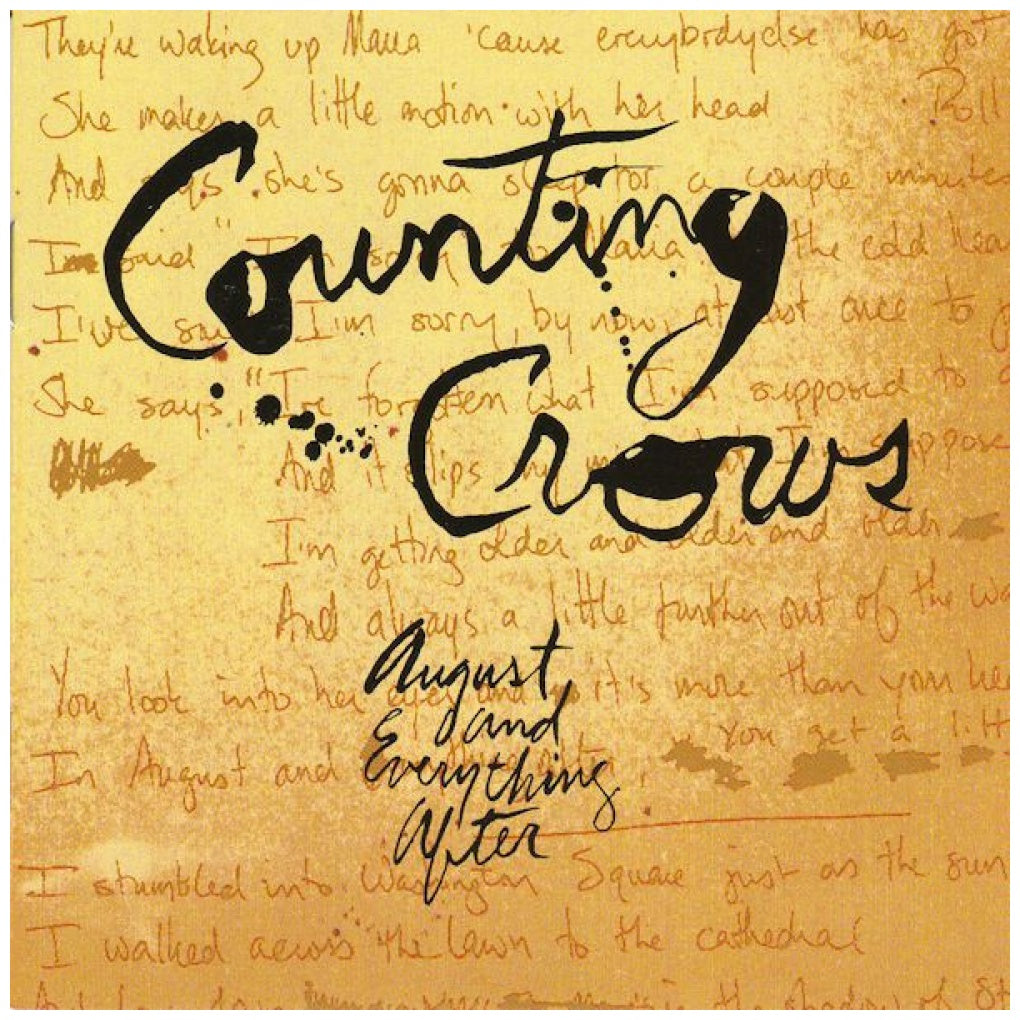 COUNTING CROWS - AUGUST AND EVERYTHING AFTER | CD USADO