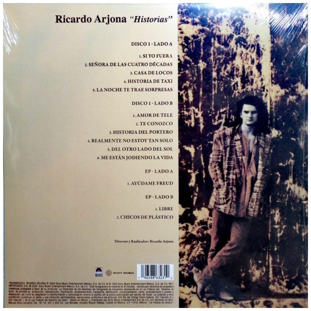 RICARDO ARJONA - HISTORIAS (INC. VINILO 7" CLEAR) | VINILO