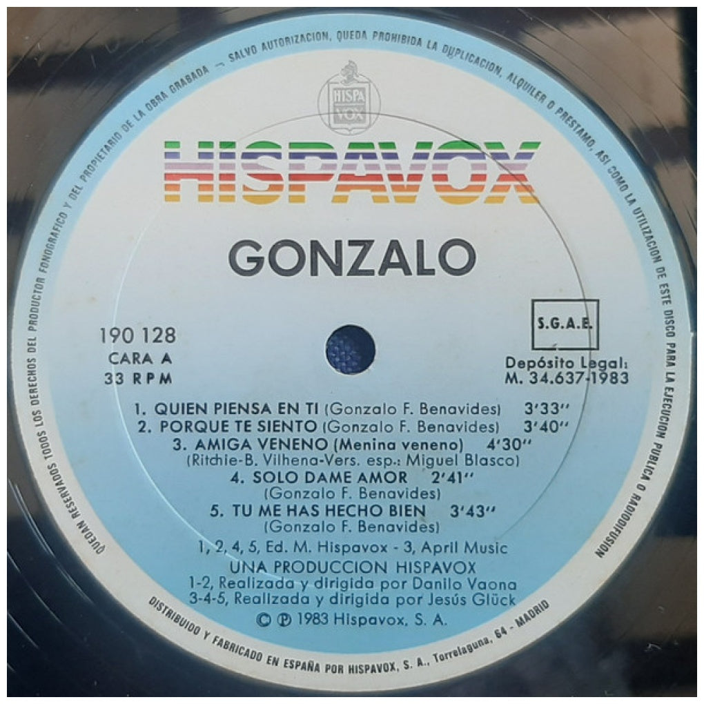 GONZALO - GONZALO | VINILO USADO