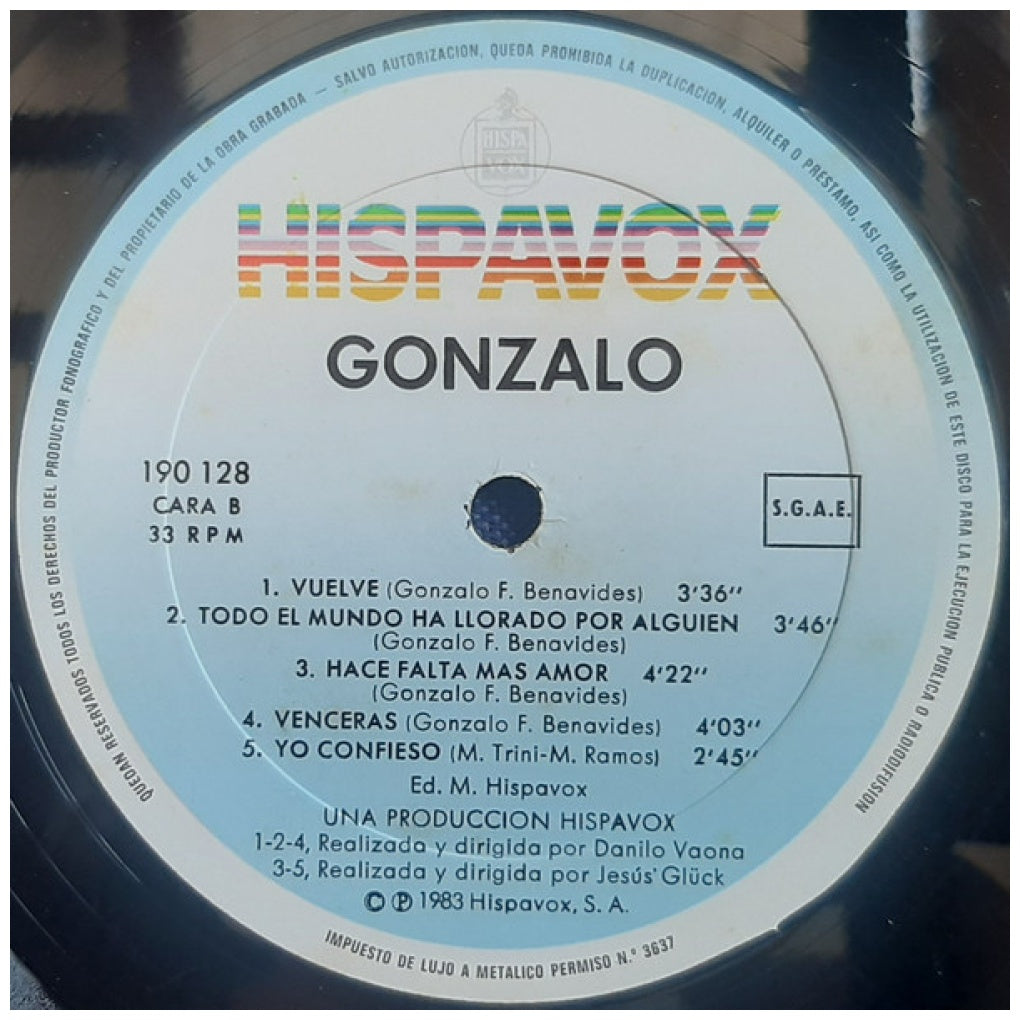 GONZALO - GONZALO | VINILO USADO