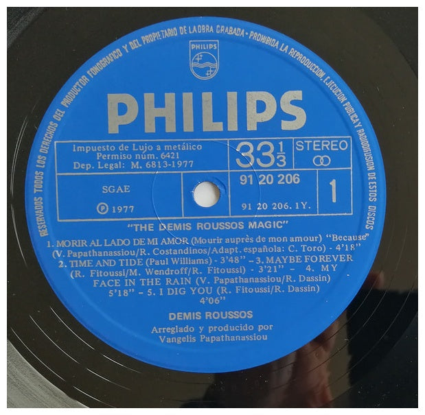 DEMIS ROUSSOS - THE DEMIS ROUSSOS MAGIC | VINILO USADO