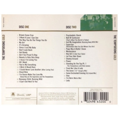 THE TEMPTATIONS - GOLD (2CD) | CD