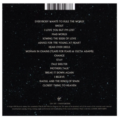 TEARS FOR FEARS - RULE THE WORLD THE GREATEST HITS | CD