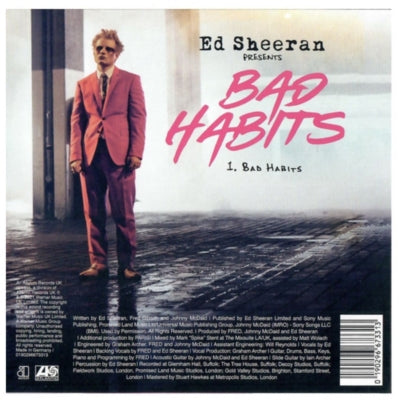 ED SHEERAN - BAD HABITS | CD SINGLE