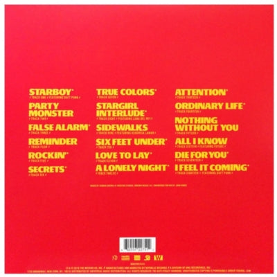 THE WEEKND - STARBOY | VINILO