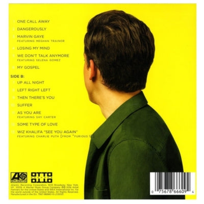 CHARLIE PUTH - NINE TRACK MIND | VINILO