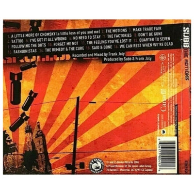 SUBB - THE MOTIONS | CD