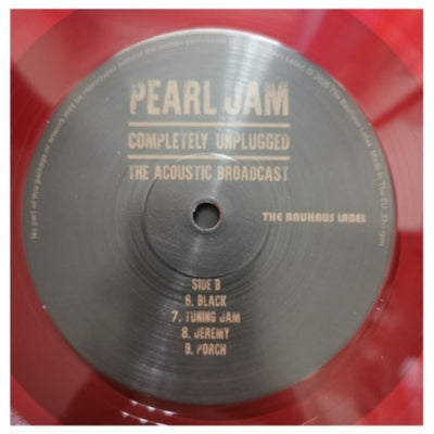 PEARL JAM - COMPLETELY UNPLUGGED (2LP)(RED VINYL)| VINILO