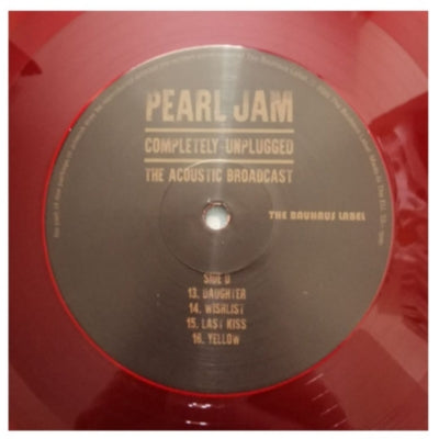 PEARL JAM - COMPLETELY UNPLUGGED (2LP)(RED VINYL)| VINILO