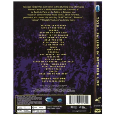 TOTO - FALLING IN BETWEEN LIVE | DVD