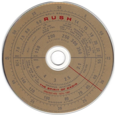 RUSH - THE SPIRIT OF RADIO | CD