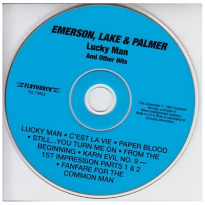 EMERSON LAKE & PALMER - LUCKY MAN OTHER HITS | CD