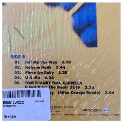 CAPPELLA - GREATEST HITS | VINILO