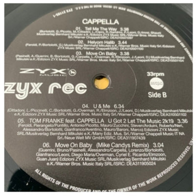 CAPPELLA - GREATEST HITS | VINILO