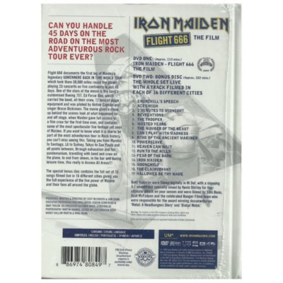 IRON MAIDEN - FLIGHT 666 (2DVD) | DVD