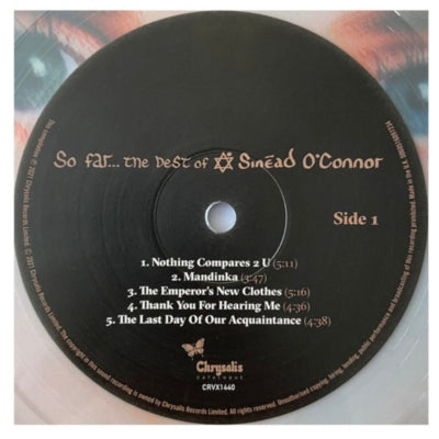 SINEAD OCONNOR - SO FARTHE BEST OF (CLEAR VINYL) (2LP) | VINILO