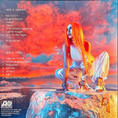 AVA MAX - HEAVEN AND HELL (ORANGE VINYL) | VINILO