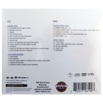 ELTON JOHN - ROCKET MAN NUMBER ONES (CD+DVD) | CD