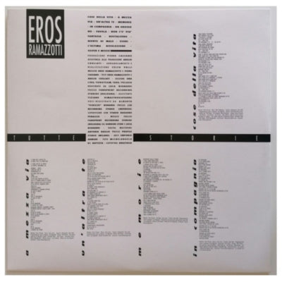 EROS RAMAZZOTTI - TUTTE STORIE | VINILO